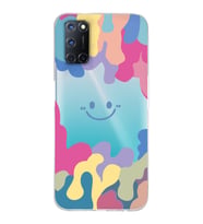Oppo A52/A72/A92 Uyumlu Smile Tasarımlı Şeffaf Telefon Kılıfı