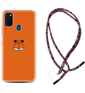 Samsung M21 M22 M23 M30 M31S M32 Kılıf Boyun Asklı Rasta Silikon Garfi 1733