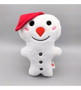 Yılbaşı Kardan Adam Peluş Yastık