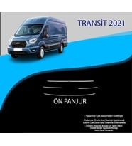 Ford Transit Uyumlu 2021 Krom Ön Panjur 4 Parça. Parça (Karışık)