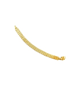 Gold Renk VIP Model Kadın Özel Desen 316L Çelik Bileklik  Parlak ve Şık Hediye