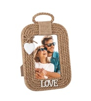 Love 10x15 Hasır Fotoğraf Çerçevesi