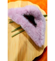 Monalisa Home Lüks Figürlü Pembe  Peluş Mandal Toka