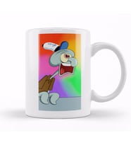 Screaming Squidward Süngerbob Kupa Bardak Porselen
