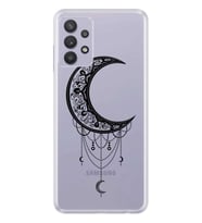 Kılıfland Samsung Galaxy A32 Kılıf Silikon Resimli Kapak Moon Stok 749