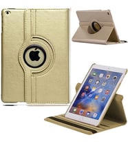 Apple iPad Mini 4 ve Mini 5 7,9 inç 360 Derece Döner Standlı Tablet Kılıfı (Gold)
