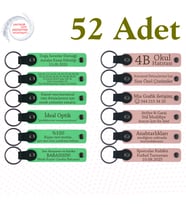 F Yeşili & Y Ağzı, Sosyal Bilgiler Öğretmeninden Sınıfına Anı, 52’li Set, Kişiye Özel Deri Hatıra