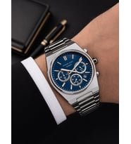 Frank Alex Kadran Fonksiyonları Aktif Premium Erkek Kol Saati Çelik Kordon 2 Yıl Garantili E07274.4
