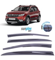 DACİA SANDERO STEPWAY 2008-2020 Uyumlu Cam Rüzgarlığı 4 Parça