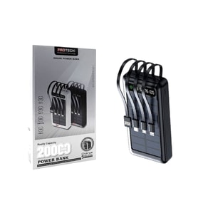 Protech Pro-L11 20000 mAh Güneş Enerjili Power Bank