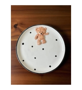 Teddy Bear 1 Adet Kabartma 21cm Tabak