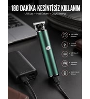Tıraş Makinesi Saç Sakal Ense Çizim Ayarlanabilir Başlık Yeni Nesil