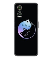 General Mobile GM 21 Pro GM 22 Pro Plus Kılıf Desemli Silikon Love Cats 1604