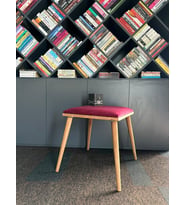 DTM HOME Kare Fuşya  Bench Puf