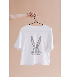 Bugs Bunny Tasarımlı Tişört Kişiye Özel ( Unisex - Büyük - Çocuk )