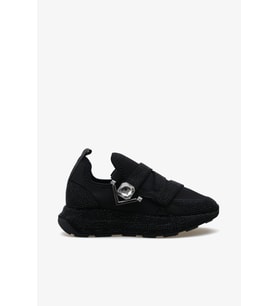 Prens 158-2 Kadın Taşlı Sneaker Ayakkabı (Siyah)