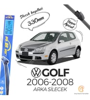 RBW Arka Silecek Volkswagen Golf 5 2006-2008 ile uyumlu (Siyah)