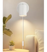 RİOLİGHT MODERN1 BEYAZ1 HAREKETLİ1 BAŞLIK1 GÜN IŞIĞI FİŞLİ,KABLOLU,ANAHTARLI METAL SPOT(AMPÜL DAHİL)