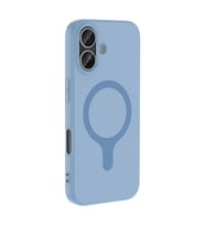 iPhone 17 Kılıf M-Safe Şarj Özellikli Aris Silikon Kılıf Baby Blue