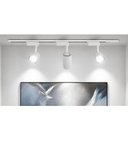Modern 3’lü LED Ray Spot Aydınlatma Seti 30W Beyaz Monofaze Ray Sistem Ayarlanabilir Tavan Spotu 6400K Beyaz