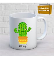Kişiye Özel Kaktüs Kupa Bardak 3