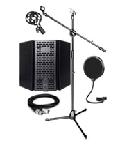 Lastvoice PF-30X Mikrofon Standı Yalıtım Paneli XLR Kablo Pop Filter