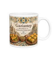 Gaziantep Zeugma ve Baklava Güneydoğu Hatırası Kupa Bardak Hediye
