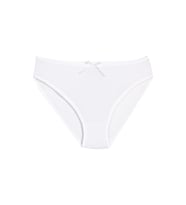 12 Adet Yıldız Bayan Bambu Bikini Külot Beyaz 3910