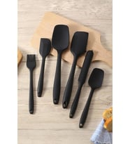 6lı Takım Yanmaz Yapışmaz Mutfak Pasta Slikon Yumurta Fırçası Kaşık Bıçak Spatula Seti