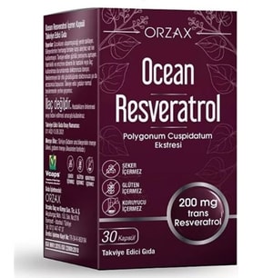 Ocean Resveratrol Takviye Edici Gıda 30 Kapsül
