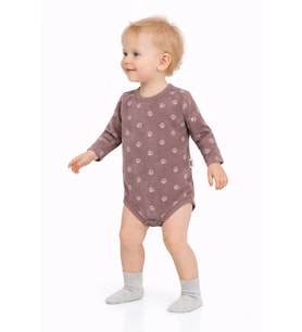Civil Baby Mini Pati Empirme 1-18 Ay Çıtçıtlı Badi - Kahve