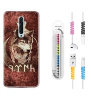 Oppo Reno 2Z 4 Lite 4 Pro 5 6 7 A31 Kılıf Kablo Koruma Spiral Silikon Göktürk 3 1412