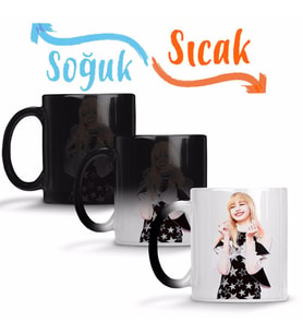 Blackpink Lisa 01 Sihirli Kupa Bardak Porselen