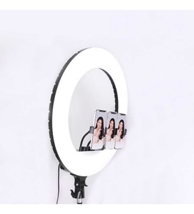 Lexroo RL-21 Işıklı Telefon Tutucu Ring Light - Siyah