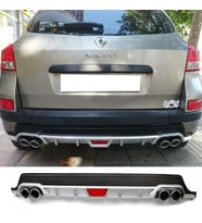 Renault Clio Station Wagon Gri Difüzör Difizör Yuvarlak Egzoz Görünüm Kulaklı Tip