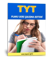 TYT Planlı Ders Çalışma Defteri (200 Sayfa)