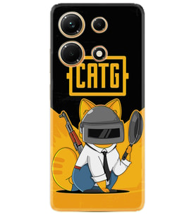 Infınix Note 30 Kılıf Silikon Desen Özel Seri Cat G 1677