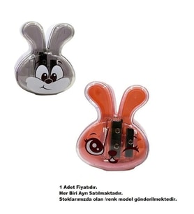 MİKRO MK-4055 BUNNY ÇİFT DELİKLİ HAZNELİ KALEMTIRAŞ