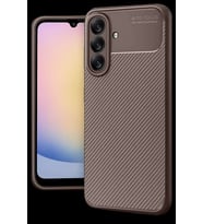 Galaxy A17 5G Auto Focus Karbon Kapak - Kahverengi