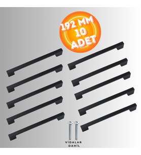 Köprü Kulp Dolap Çekmece Kulbu Metal Kulp 192 MM ( 10 ADET )