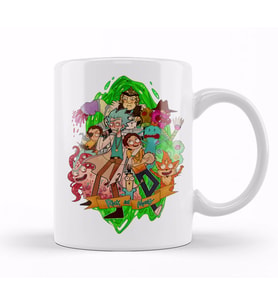 Rick And Morty 09 Kupa Bardak Porselen