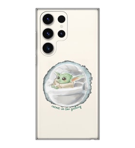 Samsung Galaxy S23 ULTRA Uyumlu Yoda Tasarımlı Şeffaf Telefon Kılıfı