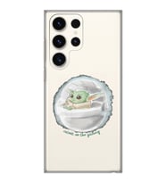 Samsung Galaxy S23 ULTRA Uyumlu Yoda Tasarımlı Şeffaf Telefon Kılıfı