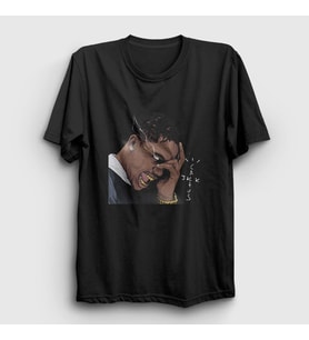 Presmono Unisex Siyah Cactus Jack Astroworld Travis Scott T-Shirt