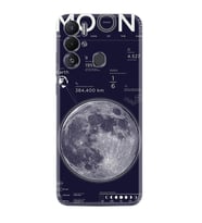 Tecno Pova Neo Kılıf Resimli Desenli Baskılı Silikon Moon info 1424
