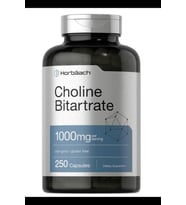 Horbaach Choline Bitartrate 1000mg  250 Capsules.3844 (Renksiz)