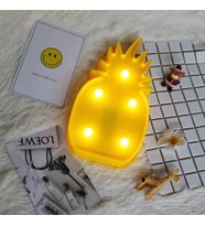 Led Işıklı Ananas Gece Lambası Dekoratif Led Aydınlatma