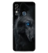Spark 8T Kılıf Resimli Desenli Silikon Platinium Series Dark Wolfs 1834