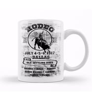 Rodeo Dallas Kupa Bardak Porselen