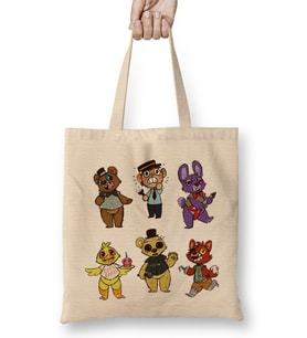Fnaf Crossing Bez Çanta Uzun Saplı